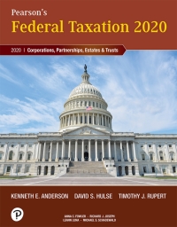 Pearson's Federal Taxation 2020 Corporations, Partnerships, Estates & Trusts (33rd Edition) [2020] - Original PDF
